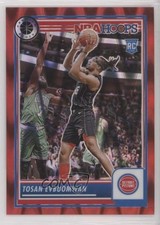 2023 Panini NBA Hoops Premium Stock Red Seismic Prizm /199 Tosan Evbuomwan 18fx