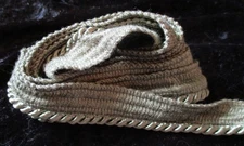 2 Yds. Continuous Sm. Sage Green Twist Cord Rope Trim w/Lip Pipping Trim