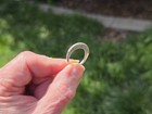 Diamond Wedding or Stack Band Sterling Silver 925 Vintage Milgrain Sz 7 — photo 5