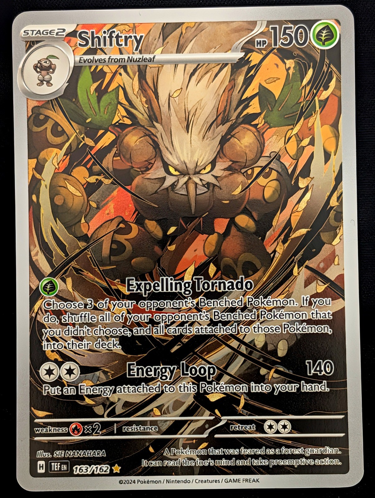Shiftry (163/162) SV05: Temporal Forces Pokemon NM