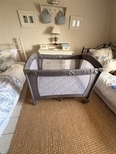 Mothercare Travel Cot / Portable Cot with Carry Bag – Foldable – Grey