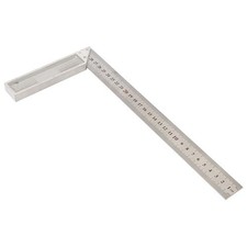30cm Aluminum Alloy 90 Degree Straight Edge Ruler Straightedge Right Angle