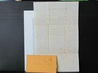 20th Connecticut Infantry in Virginia battle content letter & envelope