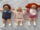 Set Of 3 Vintage Cabbage Patch Kids Doll 1978 1982 VTG Dolls Lot READ