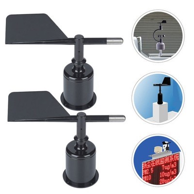 2 Pcs Windrichtungsanzeiger Windstärkemesser Windanzeiger Anemometer
