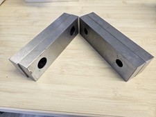 Kurt style 6" Vice Jaw Plate (2 Plates) , no manufacturer mark, but fit the Kurt