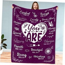 Christian Gifts for Women – Inspirational Religious Blanket, Thoughtful You Are
