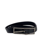 SAINT LAURENT SAINT LAURENT Women's Leather Belt in Black GRZ489330/90/0717