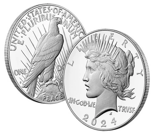2024 Peace Silver Dollar Proof Coin  (24XL)