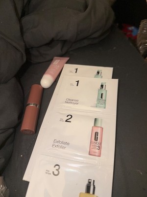New Clinique lot Lipstick #02 Bare Pop Full Size, moisturize surge, trial cleans