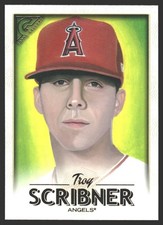 Troy Scribner #42 2018 Topps Gallery Los Angeles Angels