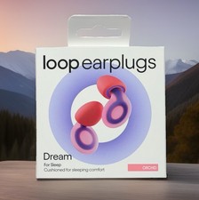 RARE Loop Earplugs Dream for Sleep ORCHID , Cushioned Comfort Napping Snoring