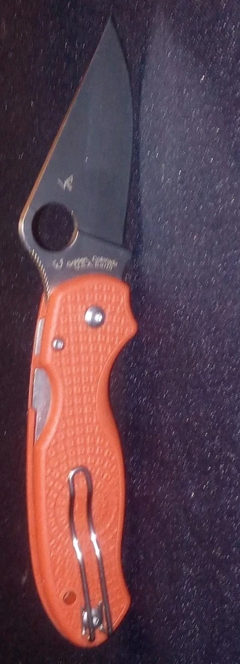 Spyderco Para 3 Lightweight Folding Knife CtsBd1N Steel Very Sharp Smooth Open - Image 2 of 4