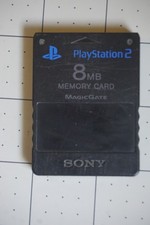 Genuine Sony Playstation 2 PS2 MagicGate 8MB Memory Card SCPH-10020 Black