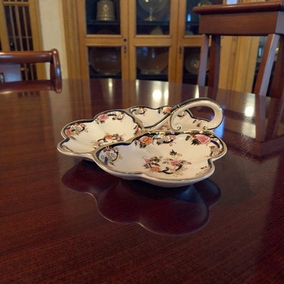 Masons Ironstone Blue Mandalay große Trefoil Schale - erste Qualität