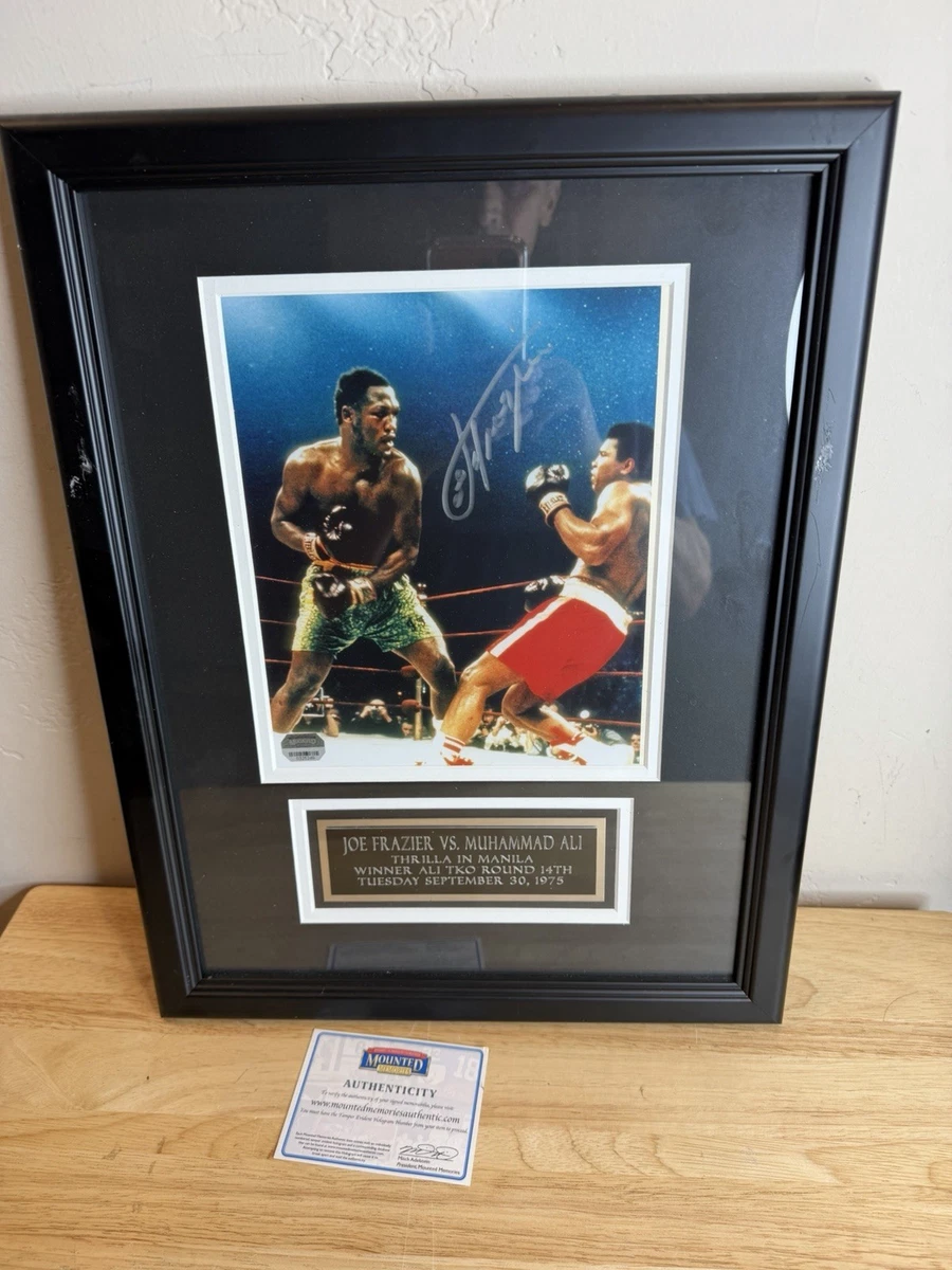 Joe Frazier 拳击亲笔签名照片| eBay