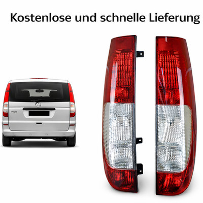 Rückleuchten Passend für Mercedes Vito W639 2003-14 Satz L+R Heckleuchte E-Prüf