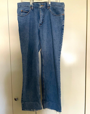 Lee Men s Bootcut Jeans Medium Wash Blue Denim Cotton Mid Rise Regular Fit