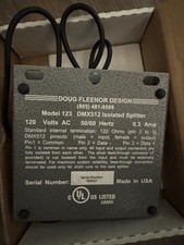 DFD Doug Fleenor Design DMX Isolated Splitter Model 123
