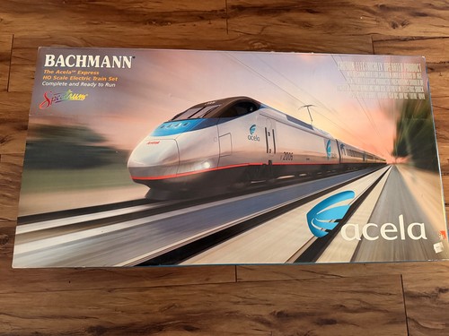 JUEGO TREN DE PASAJEROS BACHMANN AMTRAK ACELA EXPRESS ESCALA HO #01202 | Zustand: Used