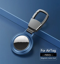 For Airtag Holder Metal Protective Sleeve - Premium Aluminum Cover Air Tag Keyri