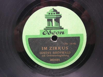 Gustav Schönwald Im Zirkus Im Zoo Odeon 303564/5 EE-