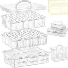 91-Pcs 3-Tier Bead Storage Container Organizer Box for Crafts  Jewelry Making