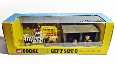 Corgi Toys GS 8  - Lions of Longleat -  inklusive Repro Fensterbox