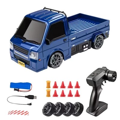 RC Drift Truck Maßstab 1:24 4WD High-Speed 2.4G ferngesteuerter Truck mit LED Lig