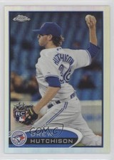 2012 Topps Chrome Refractor Drew Hutchison #193 8b4