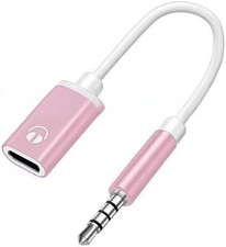 Headphone Jack Adapter, 3.5mm Male to TypeC Female Audio Cable Cord, USB C to...