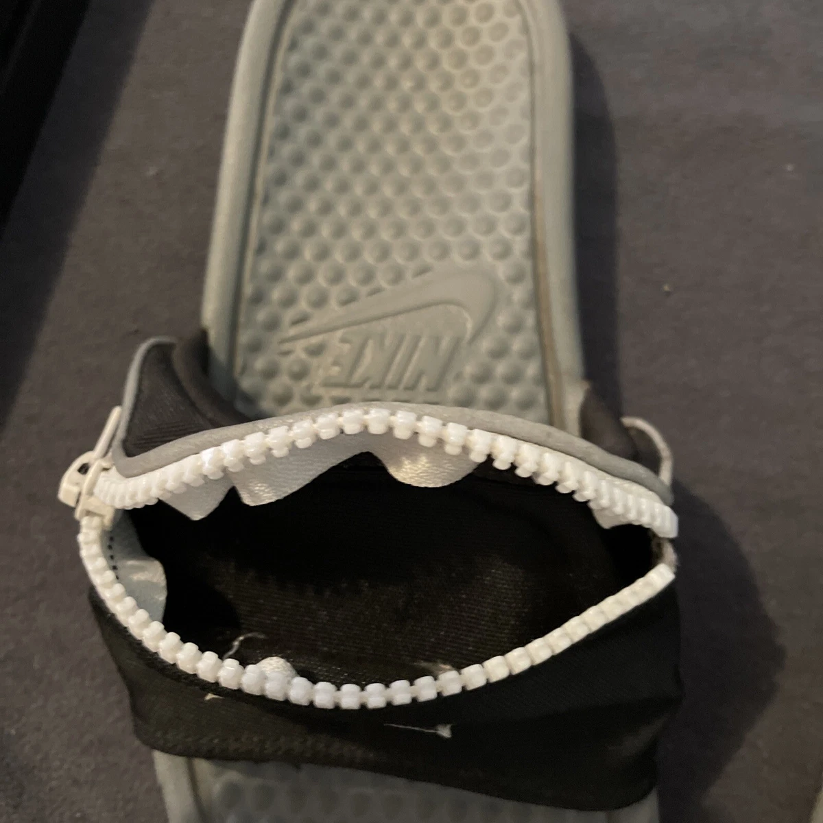 Nike Benassi JDI Fanny Pack Sandals Casual Slip Ons Slippers Black