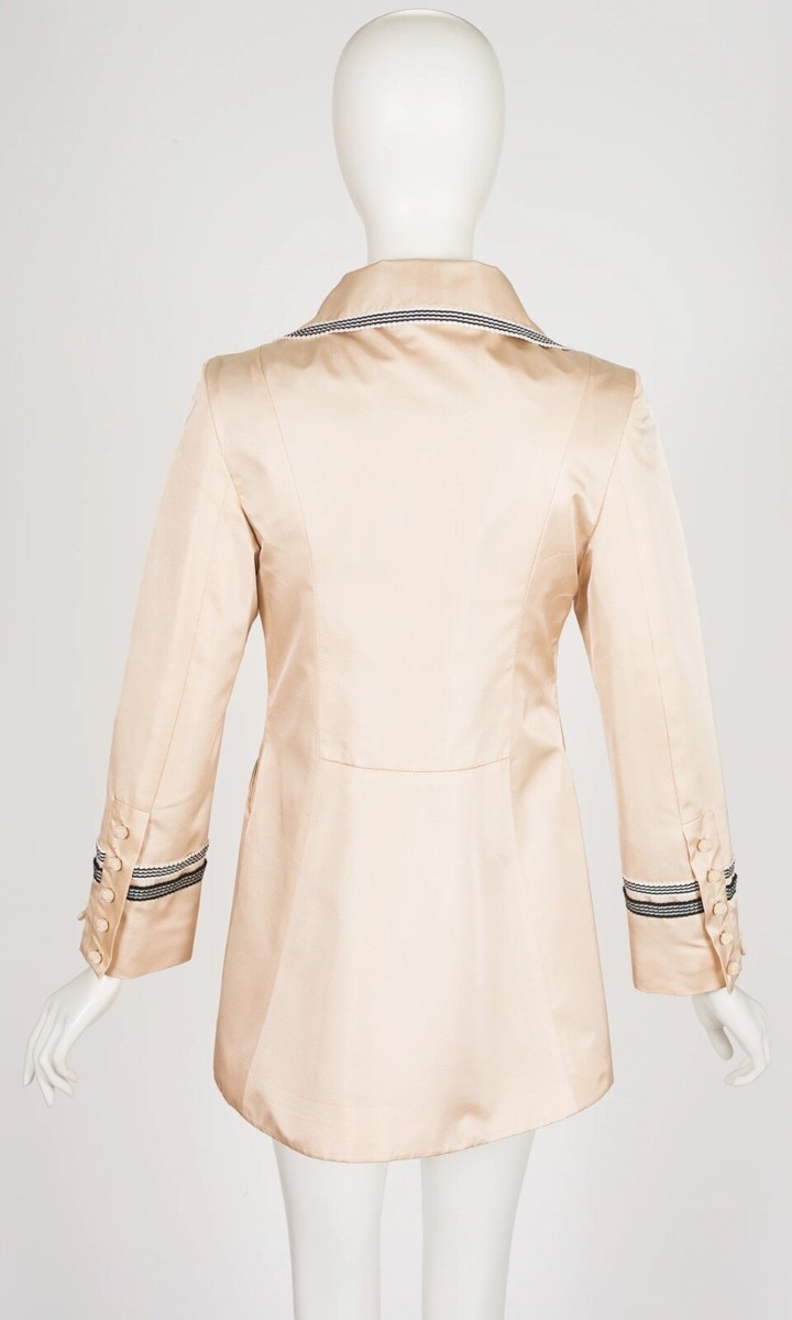 ChristianLacroix コート Christian Lacroix 1998 S/S Runway Vintage Cream Silk Satin