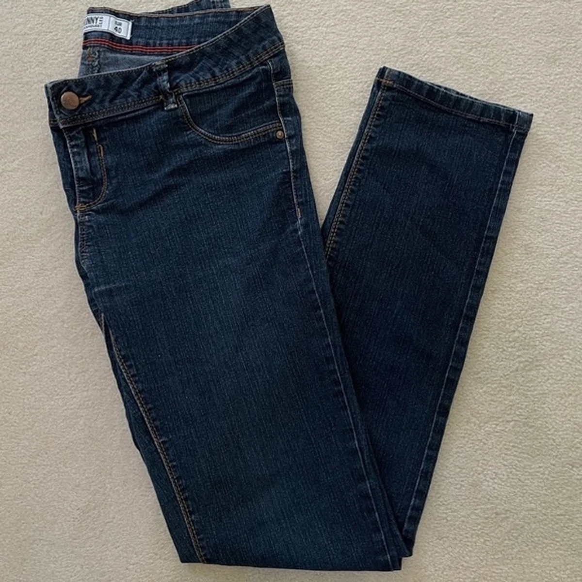 C A Clockhouse Skinny Leg Jeans Dark Wash Size Eur 40 eBay