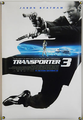 TRANSPORTER DS ROLLED ORIGINAL ONE SHEET MOVIE POSTER JASON STATHAM  (2008)