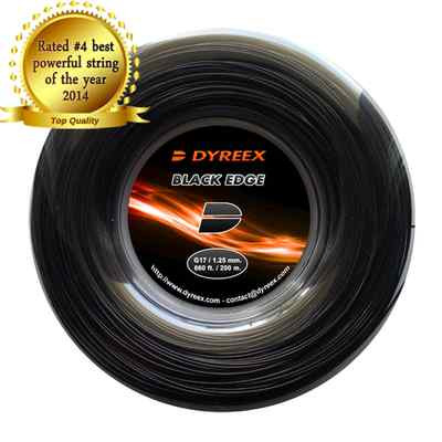 TENNIS STRING DYREEX BLACK EDGE 200M - 17 GAUGE 1.25MM | eBay