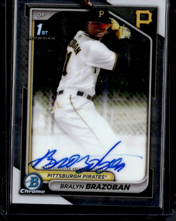 2024 Bowman Chrome #CPA-BB Bralyn Brazoban Chrome Prospect Autographs