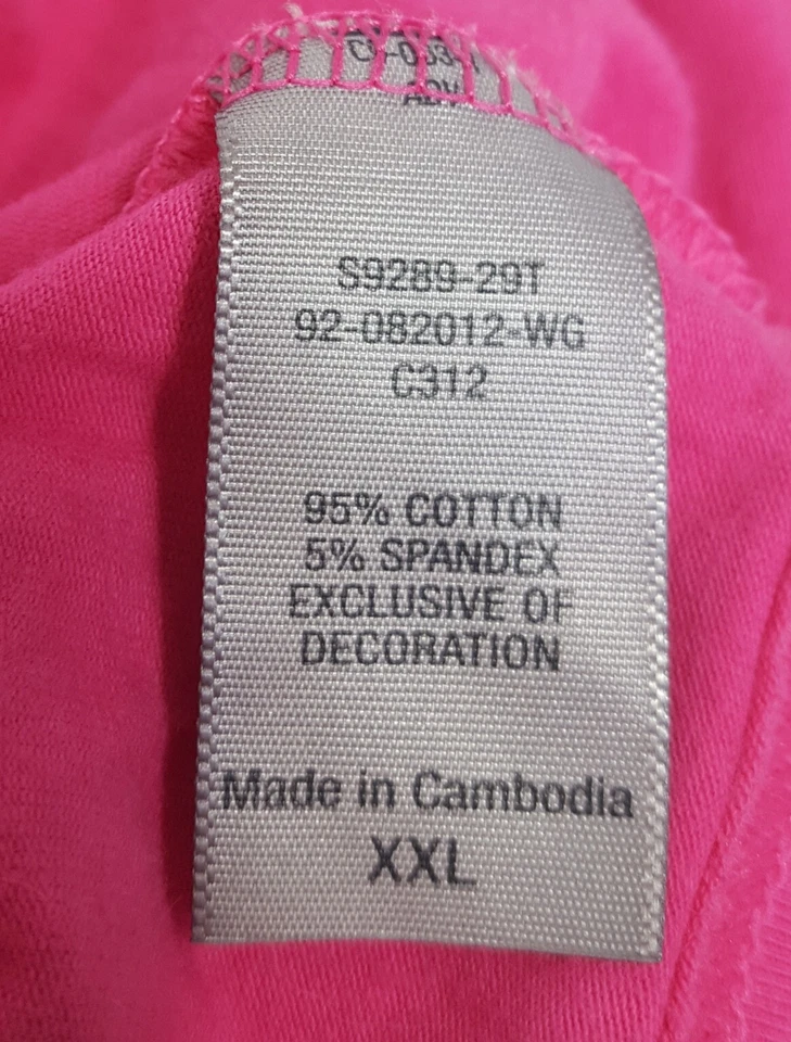 C9 by Champion Semi Fitted Long Sleeve Performance Shirt Women's Size XXL Pink - Image 3 of 4