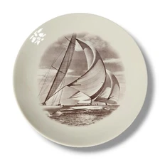 DELANO STUDIOS 10 1/2" Plate Yacht One Design 12 Metres by M Rosenfeld & Son