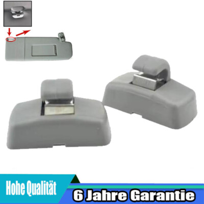 2x SONNENBLENDENHALTER CLIP HALTERUNG BLENDE für VW POLO PASSAT GOLF 3B0857561B