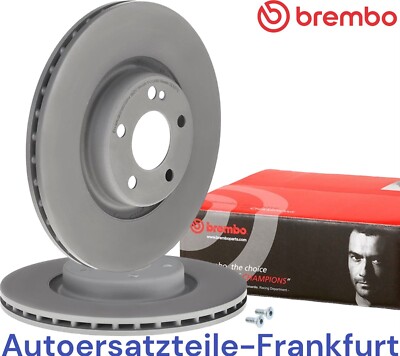 2x BREMBO Bremsscheiben HINTEN MERCEDES-BENZ C E KLASSE W205 S205 C205 W213 GLC