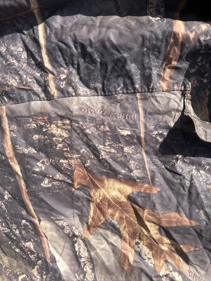 Burly Camo Full Body Waterproof Duck Hunting Suit Size Men’s M Coveralls Unworn - Image 3 of 4