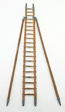 Hausser Elastolin 9887 70mm scale Siege Ladder - 1960s - approx 11 inches tall