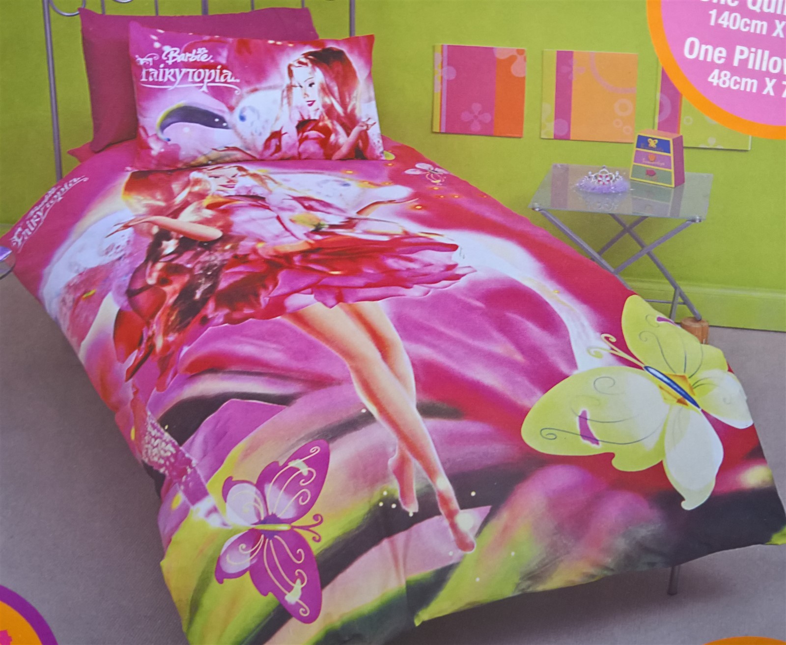 barbie twin bedding