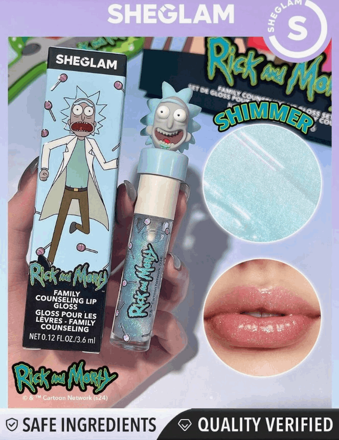 Rick And Morty X SHEGLAM Family Counseling Lip Gloss - Rick