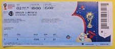 FIFA World Cup 2018 Match 53 Brazil Mexico Ticket with Team Names