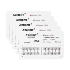 5 Packs AZDENT Dental Orthodontic Brackets Braces Standard Roth.018 Hooks 3