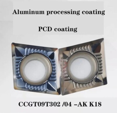 PCD coating 20pcs CCGT 09T302 -AK K18 CCGT 32.50.5 AK Copper aluminum special