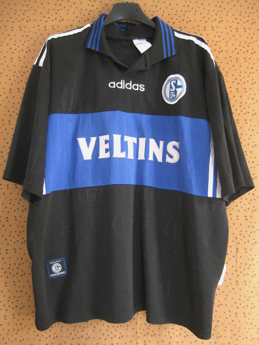 Maillot FC Schalke 04 Away 1997 Veltins Buskens #19 Adidas Vintage