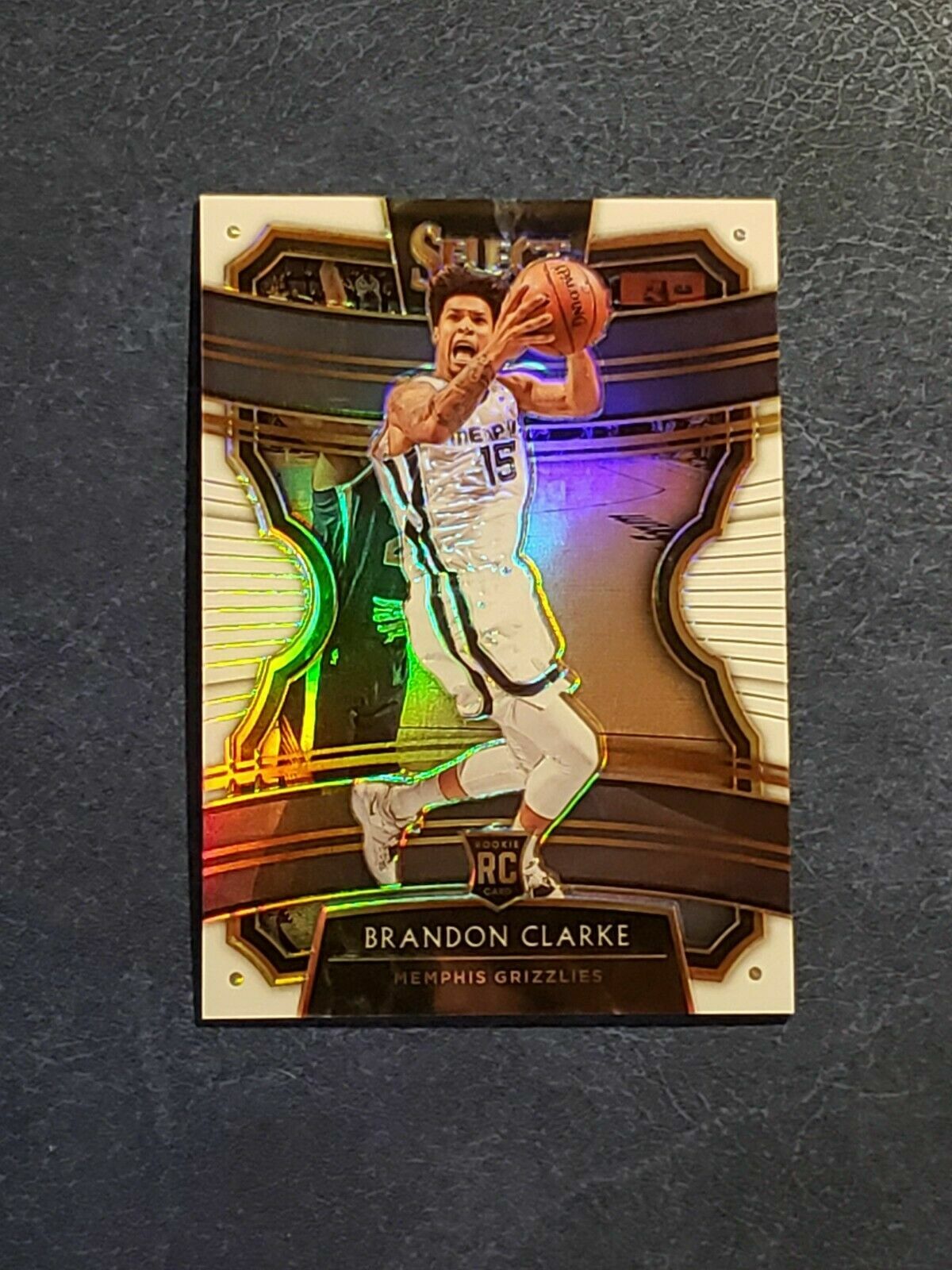 Brandon Clarke RC 2019-20 Select Basketball #76 White Prizm 50/149
